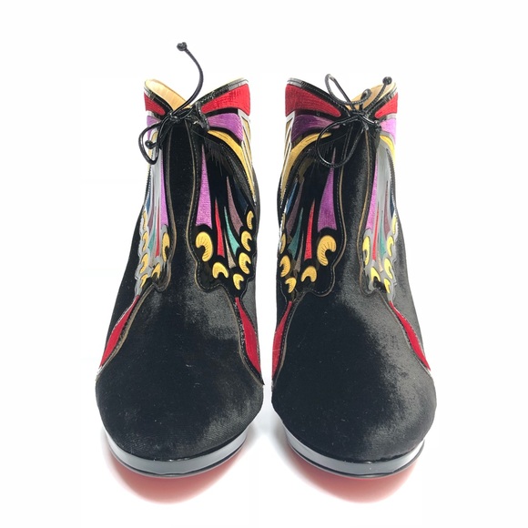 SOLD Christian Louboutin Mariposa Butterfly Boots - Picture 3 of 8